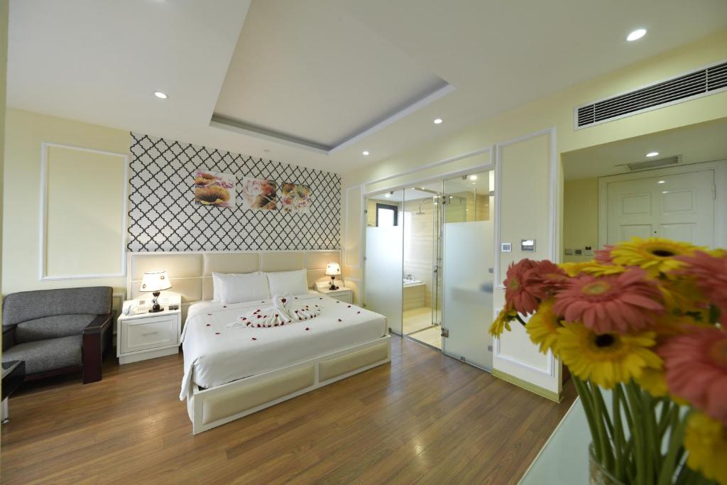 Двухместный (Полулюкс с видом на озеро), Hanoi HM Boutique Hotel