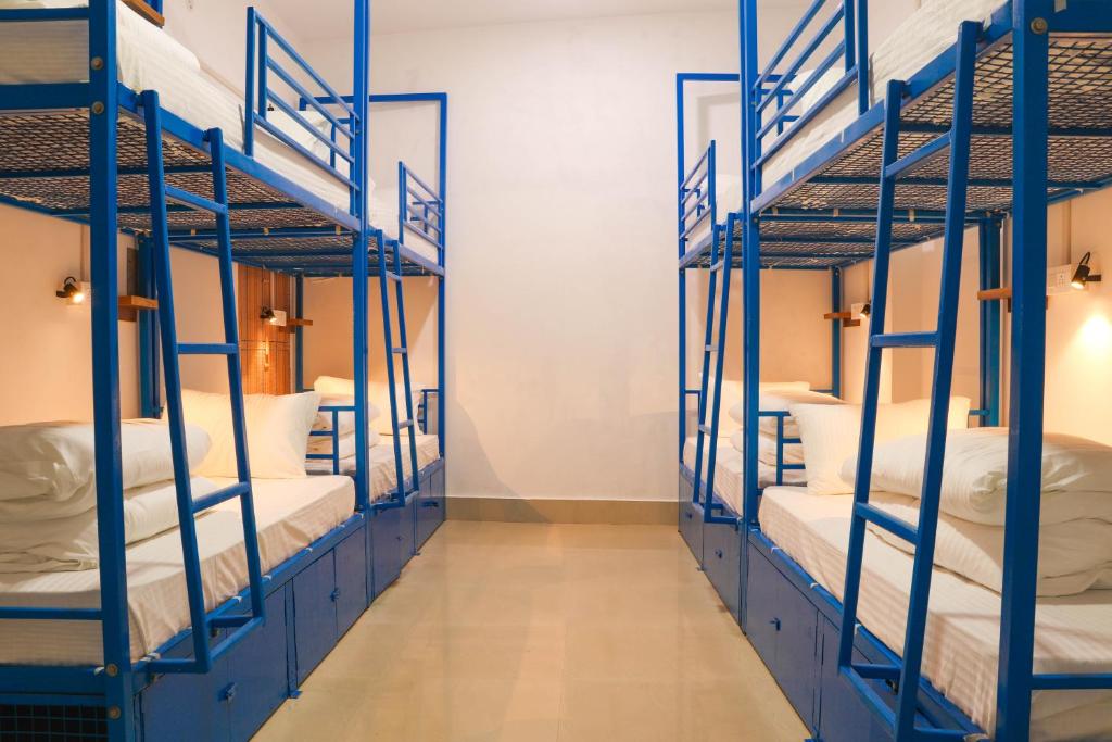 Номер (Кровать в общем 8-местном номере для мужчин и женщин), Live Free Hostel Varanasi