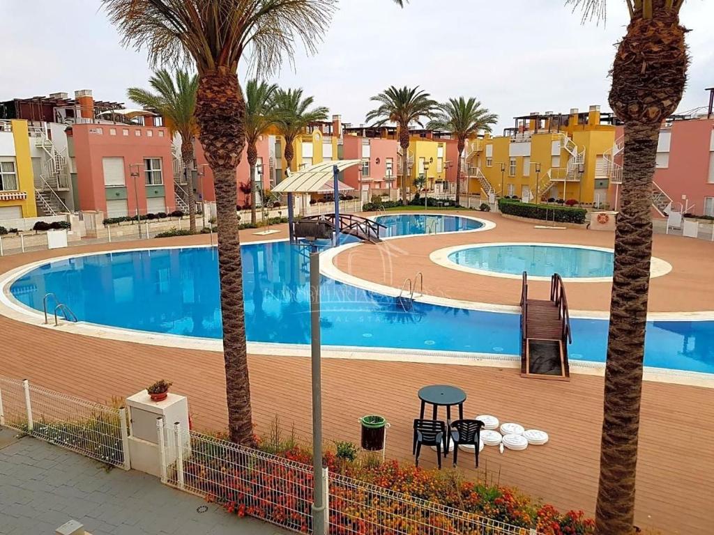 Vera - Playa Fantástico Apto 1-4 Huésped Piscina 100 m de Playa Parking Terraza Wi-Fi URB Laguna Beach