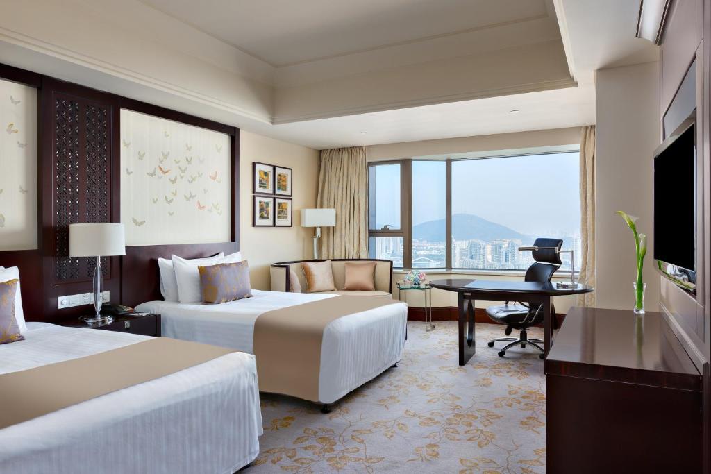 Двухместный (Двухместный номер Делюкс с 2 отдельными кроватями), InterContinental Wuxi