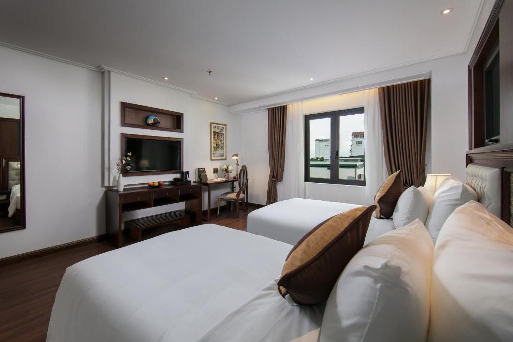 Двухместный (Executive Deluxe double or twin with city view), The Q Boutique Hotel