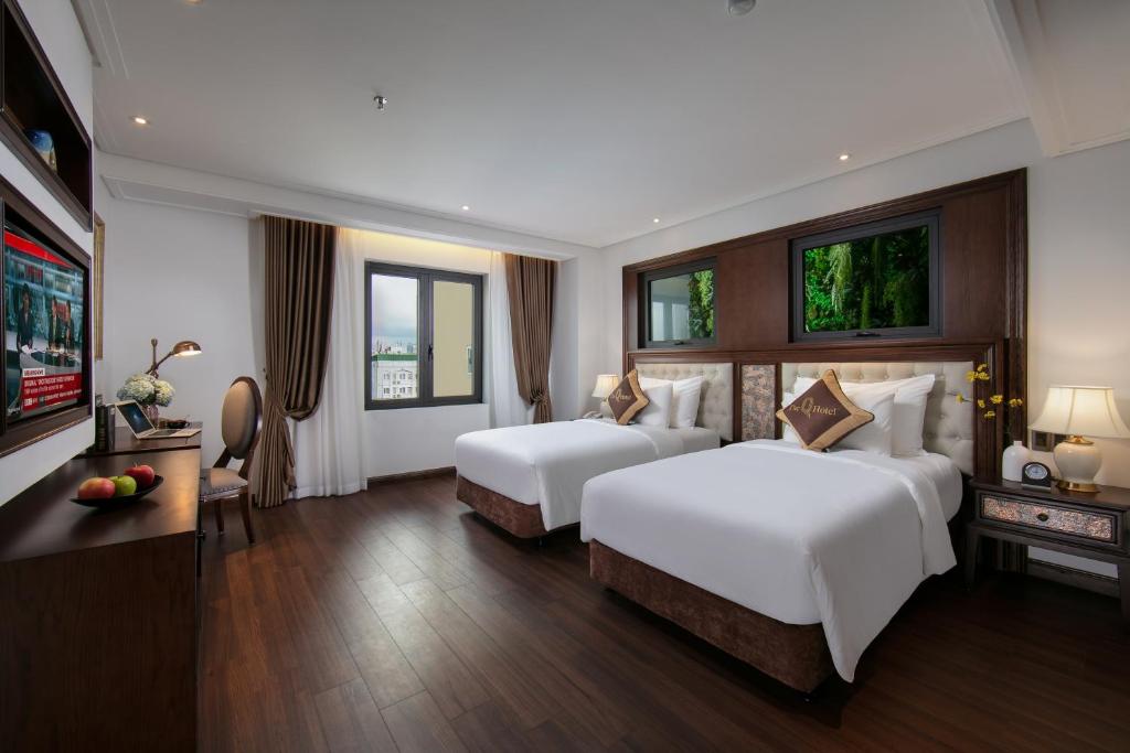 Двухместный (Executive Deluxe double or twin with city view), The Q Boutique Hotel