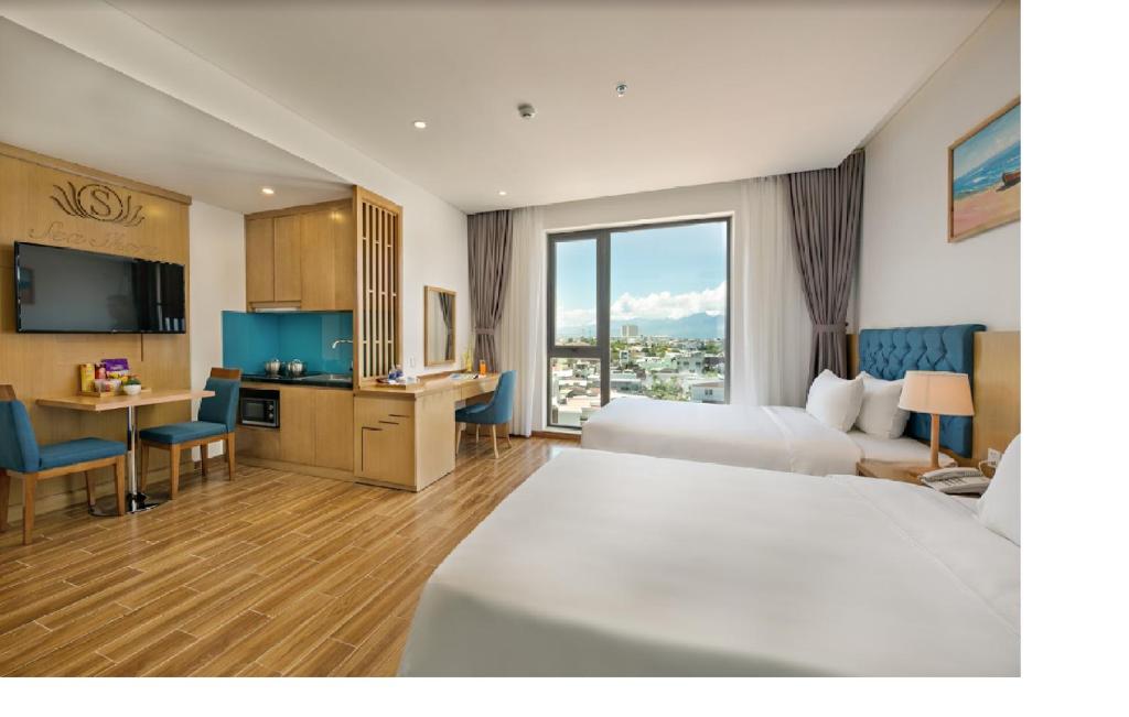 Студио (Номер-студио с 2 отдельными кроватями, вид на горы), Seashore Hotel & Apartment