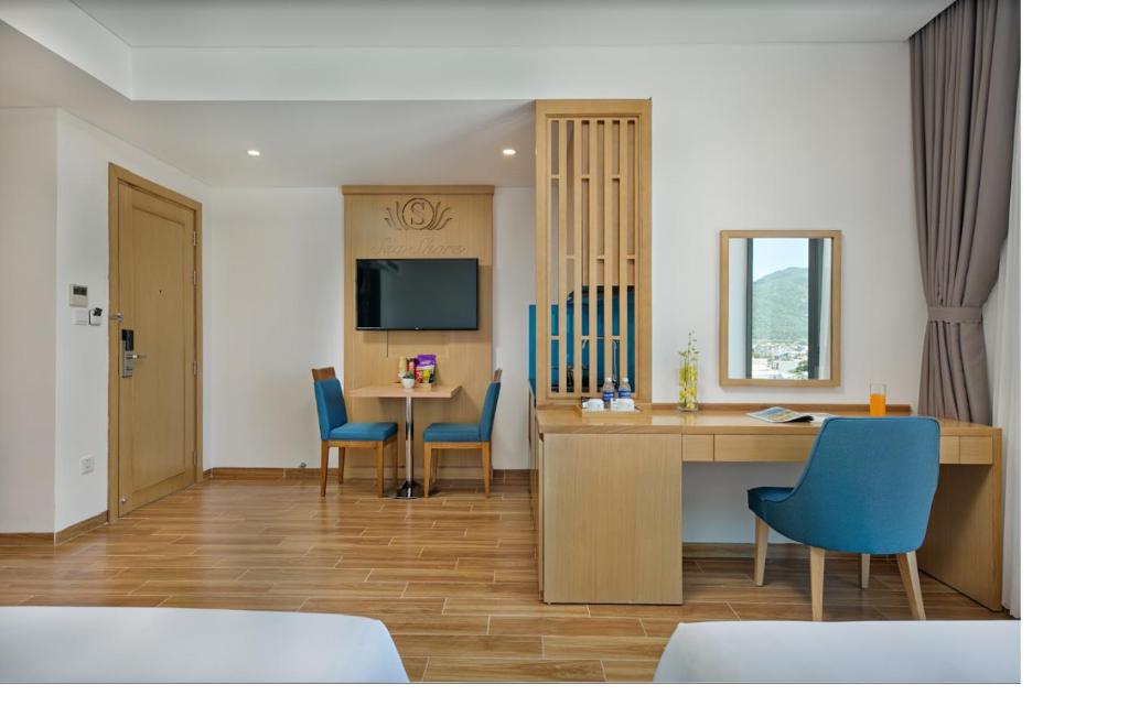 Студио (Номер-студио с 2 отдельными кроватями, вид на горы), Seashore Hotel & Apartment