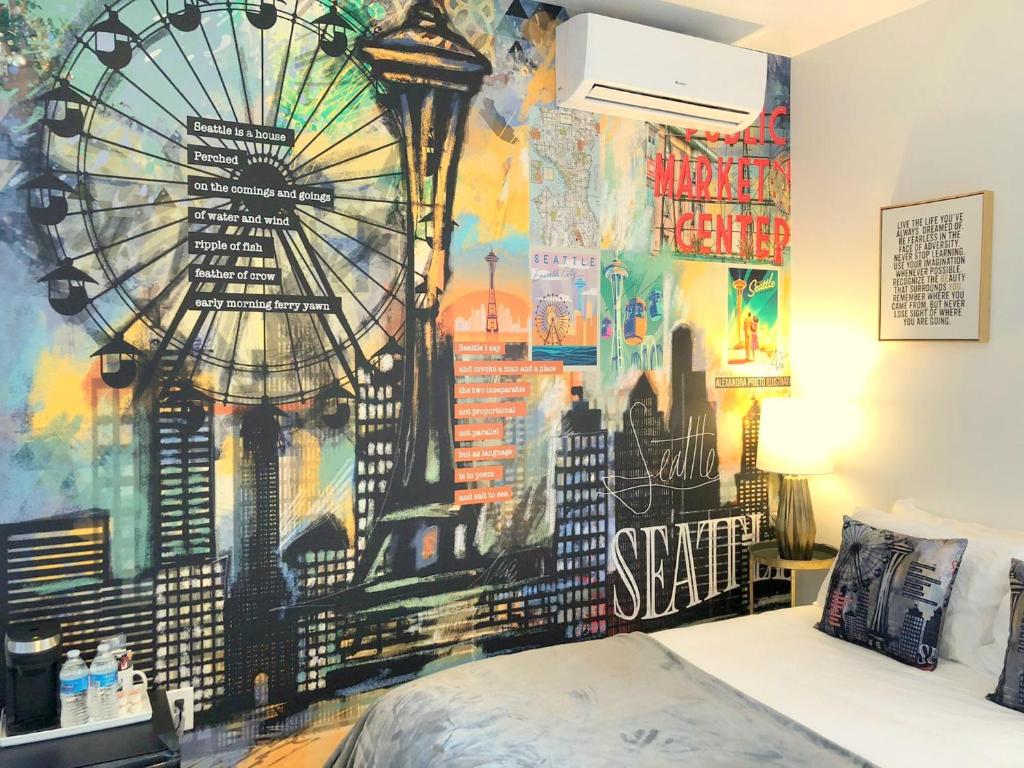 Двухместный (Double / Twin Room - 1 Parking Space Included), The ART INN Seattle