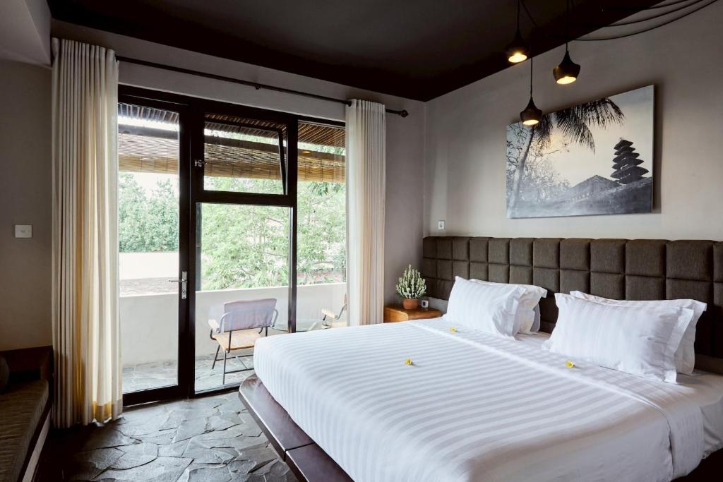 Двухместный (Двухместный номер Делюкс с 1 кроватью), Outpost Ubud Penestanan Coworking & Coliving