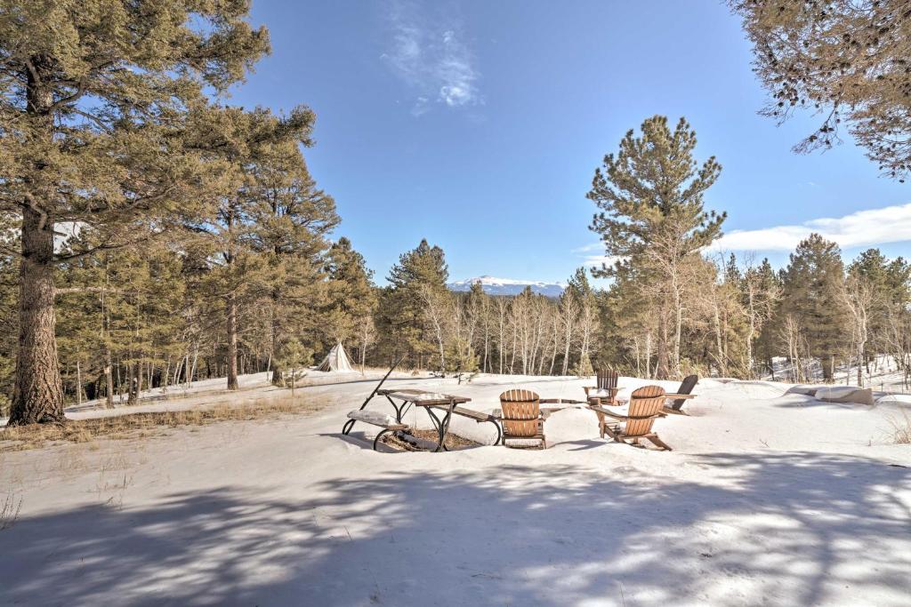 Log Cabin with Mountain Views about 30 Mi to Pikes Peak! photo 2
