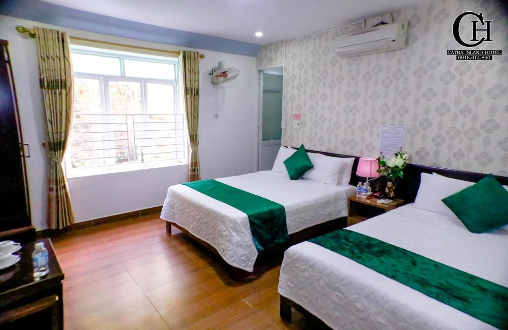 Двухместный (Двухместный номер Делюкс с 2 отдельными кроватями), catba island hotel