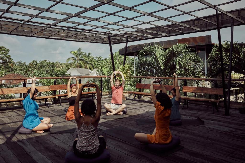 Двухместный (Двухместный номер Делюкс с 1 кроватью), Outpost Ubud Penestanan Coworking & Coliving