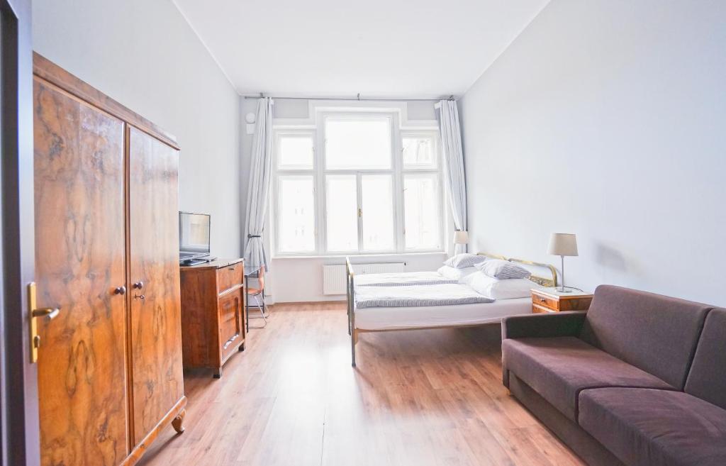 Апартаменты (Апартаменты с 2 спальнями), Jacob Brno Apartments