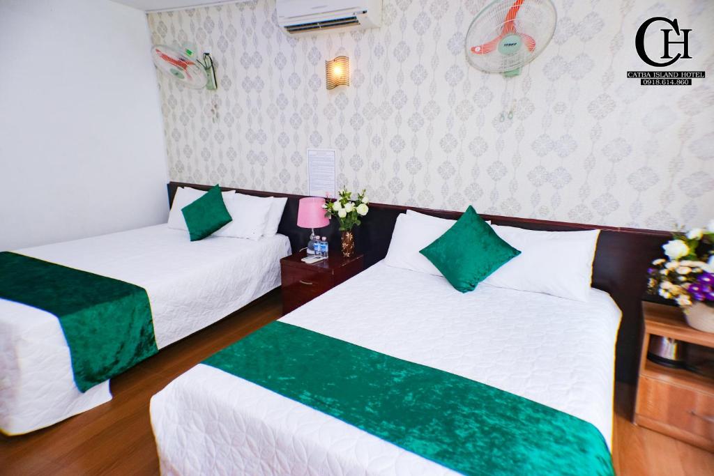 Двухместный (Двухместный номер Делюкс с 2 отдельными кроватями), catba island hotel