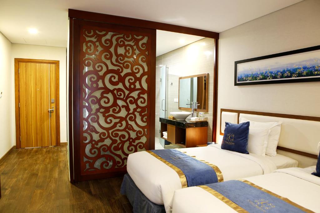 Двухместный (Двухместный номер Делюкс с 2 отдельными кроватями), Ciao Saigon Hotel & Spa