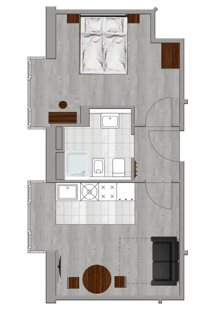 Апартаменты (Апартаменты «Стандарт Плюс» с 2 комнатами), ARABEST Aparthotel & Boardinghouse