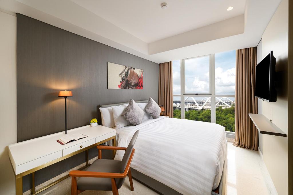 Апартаменты (Улучшенный номер с 2 спальнями), Oakwood Apartments PIK Jakarta