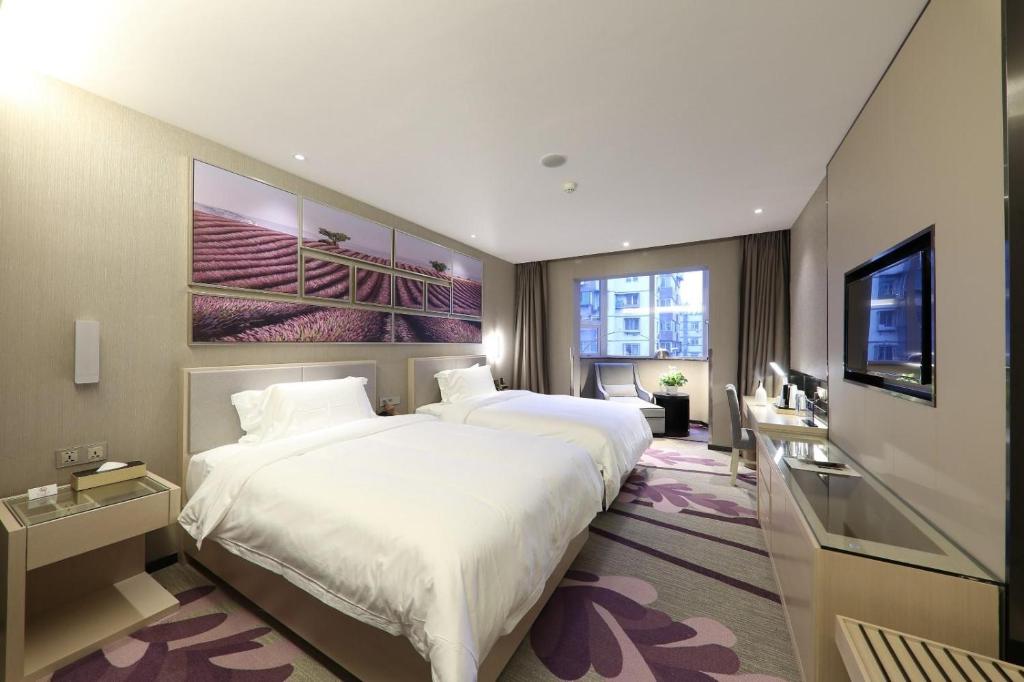 Двухместный (Двухместный номер Делюкс с 2 отдельными кроватями), Lavande Hotels·Beijing South Railway Station Yangqiao