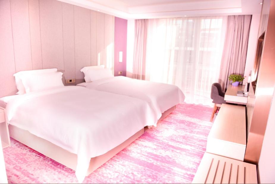 Двухместный (Двухместный номер Делюкс с 2 отдельными кроватями), Lavande Hotel Beijing Changping Stadium