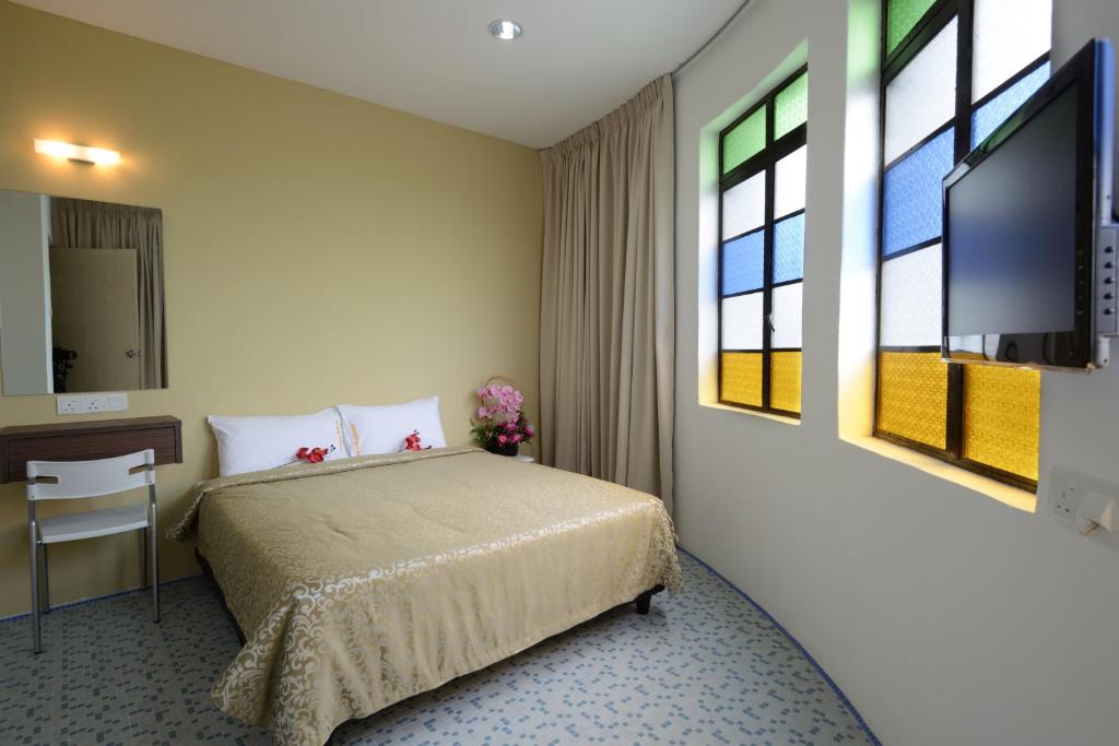 Двухместный (Стандартный двухместный номер с 1 кроватью), Grand Inn - Penang Road