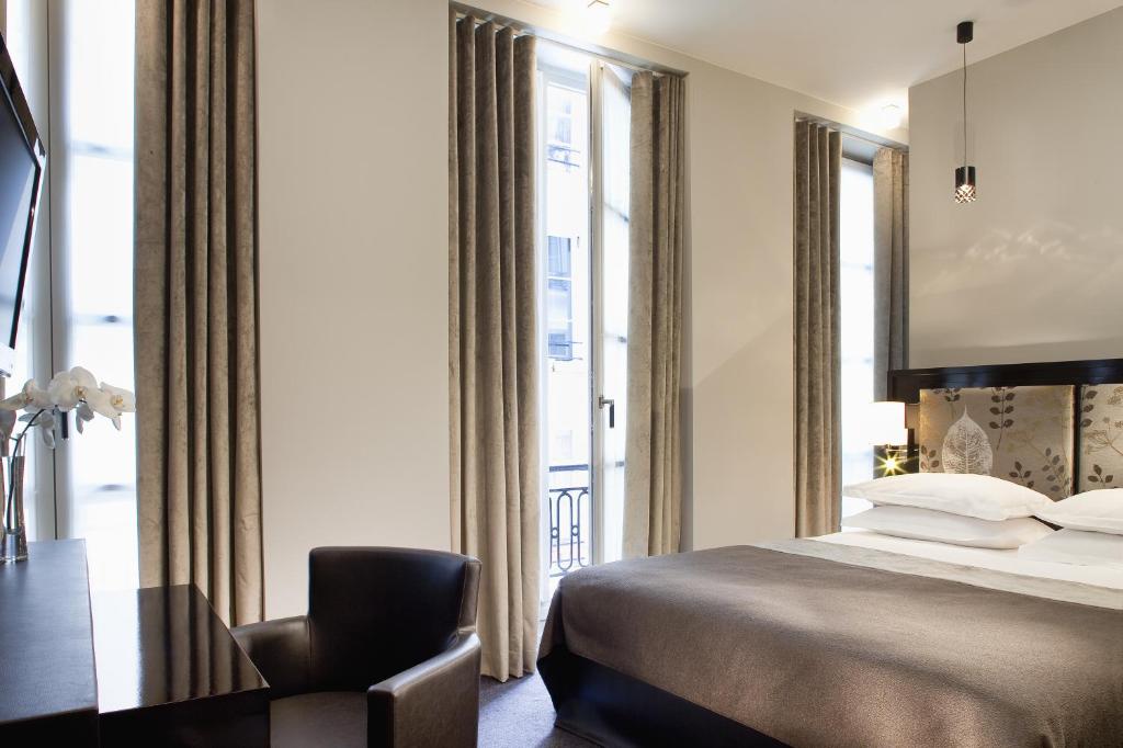 Двухместный (Двухместный номер с 1 кроватью и душем), Hôtel Caron