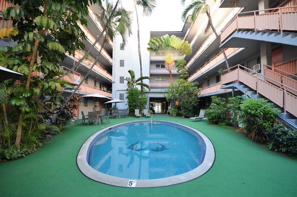 Апартаменты (Апартаменты), Hawaiian King 501 Studio, Pool and BBQ Grill, Sleeps 4