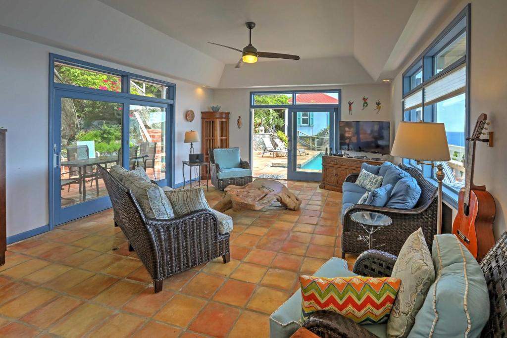 St Thomas Cliffside Villa with Pool and Hot Tub! photo 2