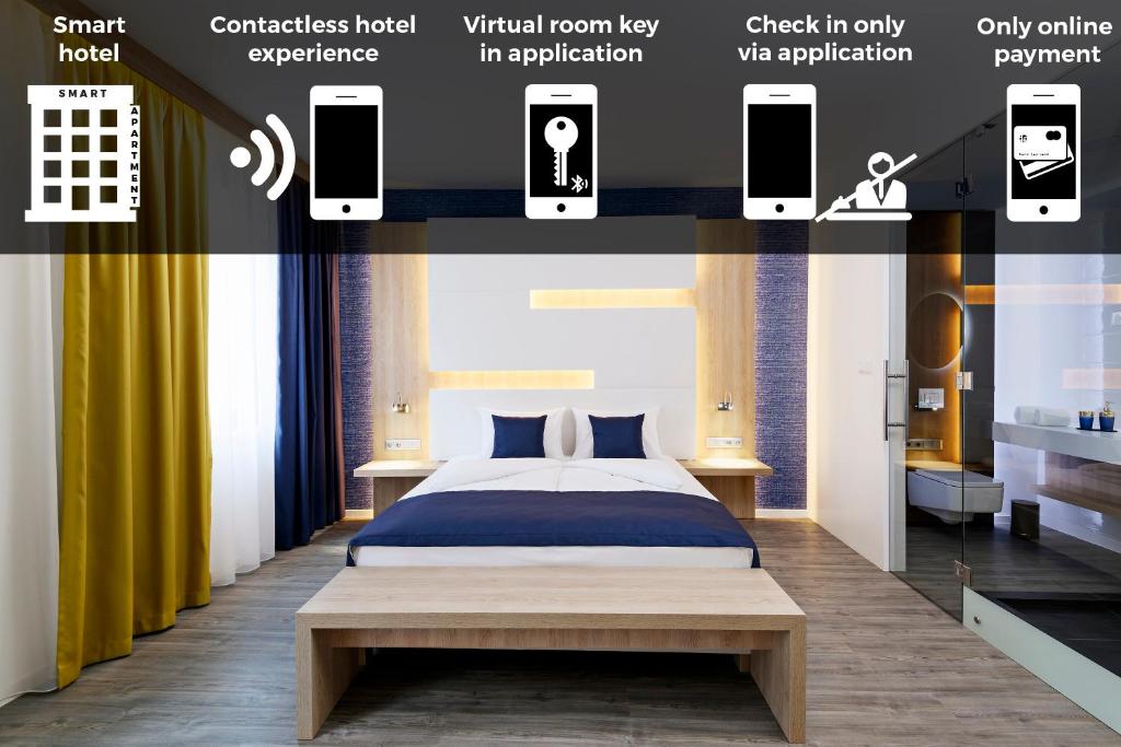 Двухместный (Номер Делюкс), KViHotel Budapest - the smart hotel