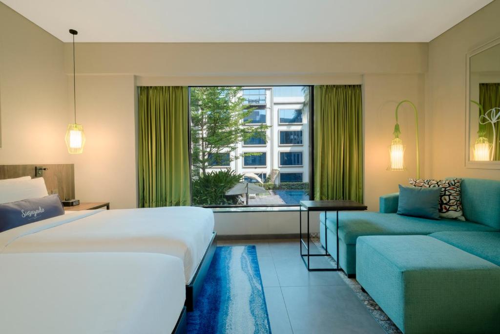 Двухместный (Pool View Twins, Sofabed with 15% discount on Food and Beverage), Hyatt Place Goa Candolim