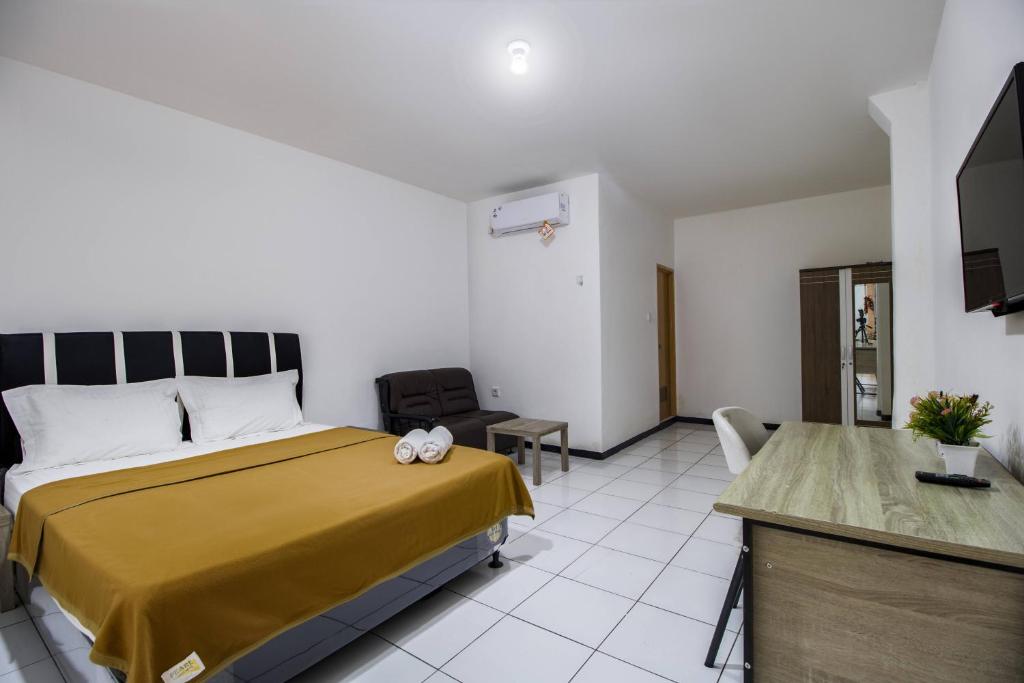 Двухместный (Двухместный номер Делюкс с 1 кроватью), ZEN Rooms Oriental Residence