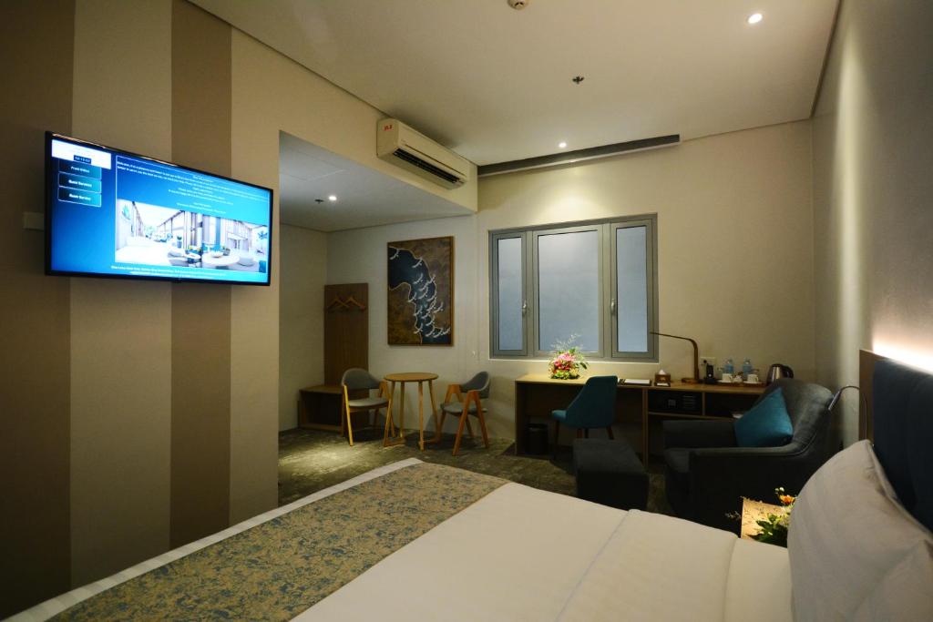 Двухместный (Номер Делюкс с кроватью размера «queen-size»), Blue Lotus Hotel