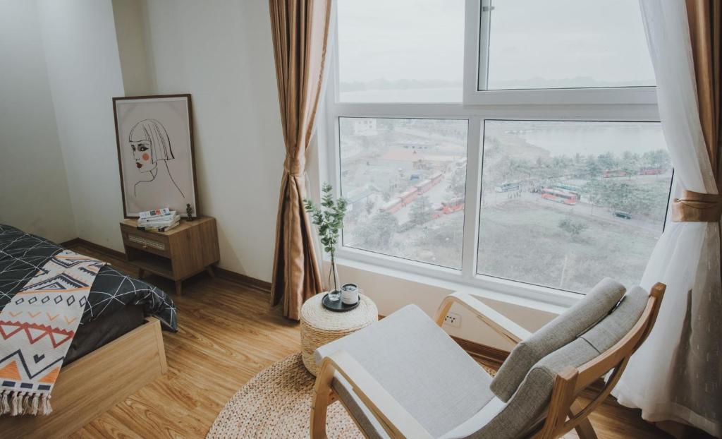 BunHomestay ☆ SEA-View BEDROOM 3BR/apt☆Netflix+Pool☆Near Harbour