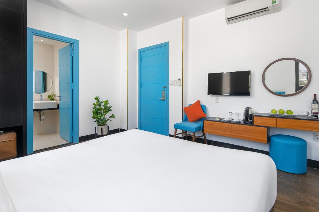 Двухместный (Двухместный номер Делюкс с 1 кроватью), Platinum Danang Hotel