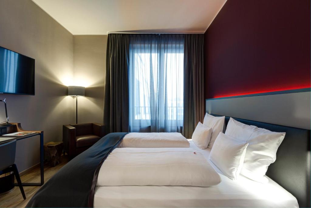 Двухместный (Стандартный двухместный номер с 1 кроватью), Qube Hotel Bahnstadt
