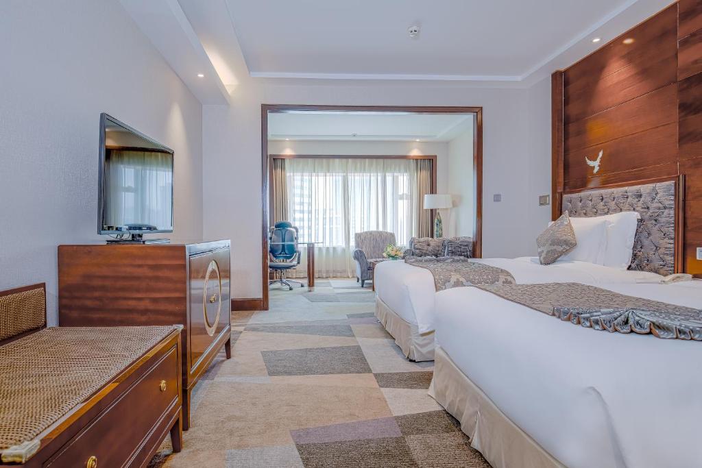 Двухместный (Двухместный номер Делюкс с 2 отдельными кроватями), Crowne Plaza Changsha City Centre