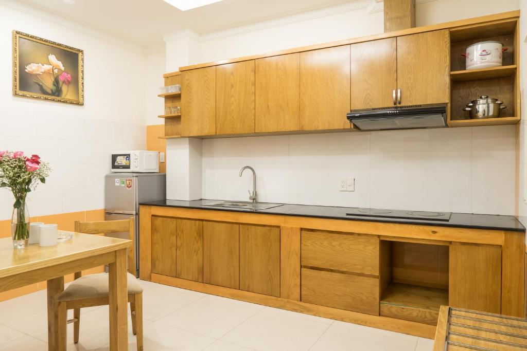 Апартаменты (Апартаменты с 1 спальней), Kelly Serviced Apartment -Thao Dien