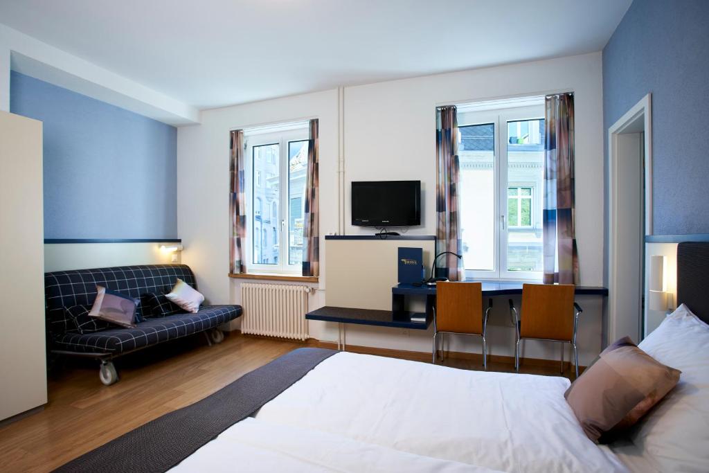 Двухместный (Большой двухместный номер с 1 кроватью), Hotel Bristol Zurich