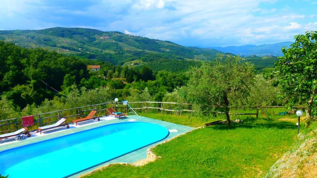 2 bedrooms appartement with shared pool enclosed garden and wifi at Serravalle Pistoiese
