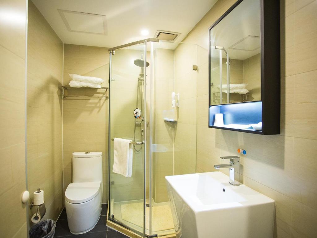 Двухместный (Двухместный номер с 2 отдельными кроватями), 7Days Premium Beijing International Trade Jinsong Subway Station Branch