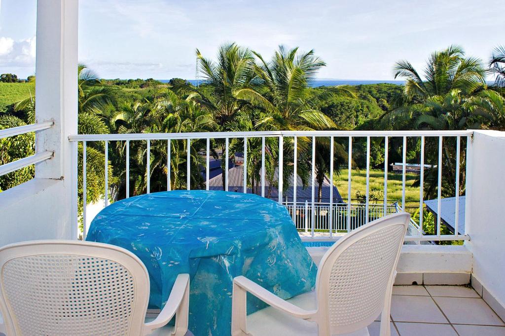 Studio avec piscine partagee jardin et wifi a Sainte Anne a 3 km de la plage