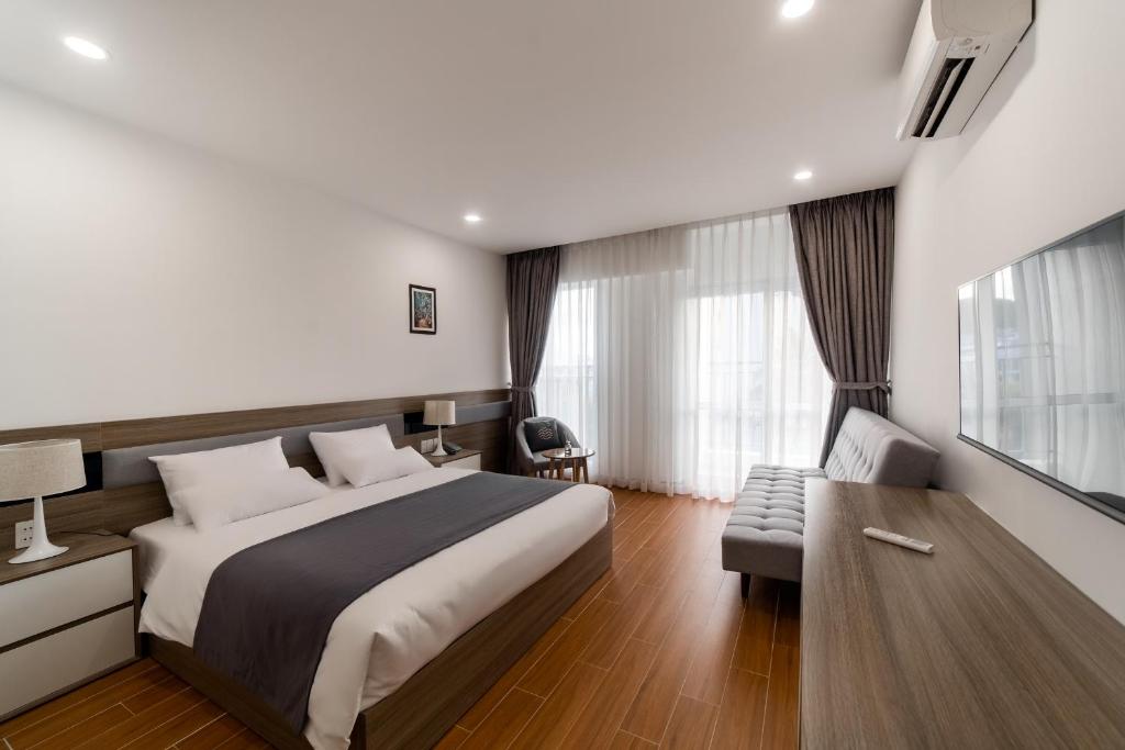 Двухместный (Двухместный номер Делюкс с 1 кроватью), PAVILOR HOTEL NHA TRANG