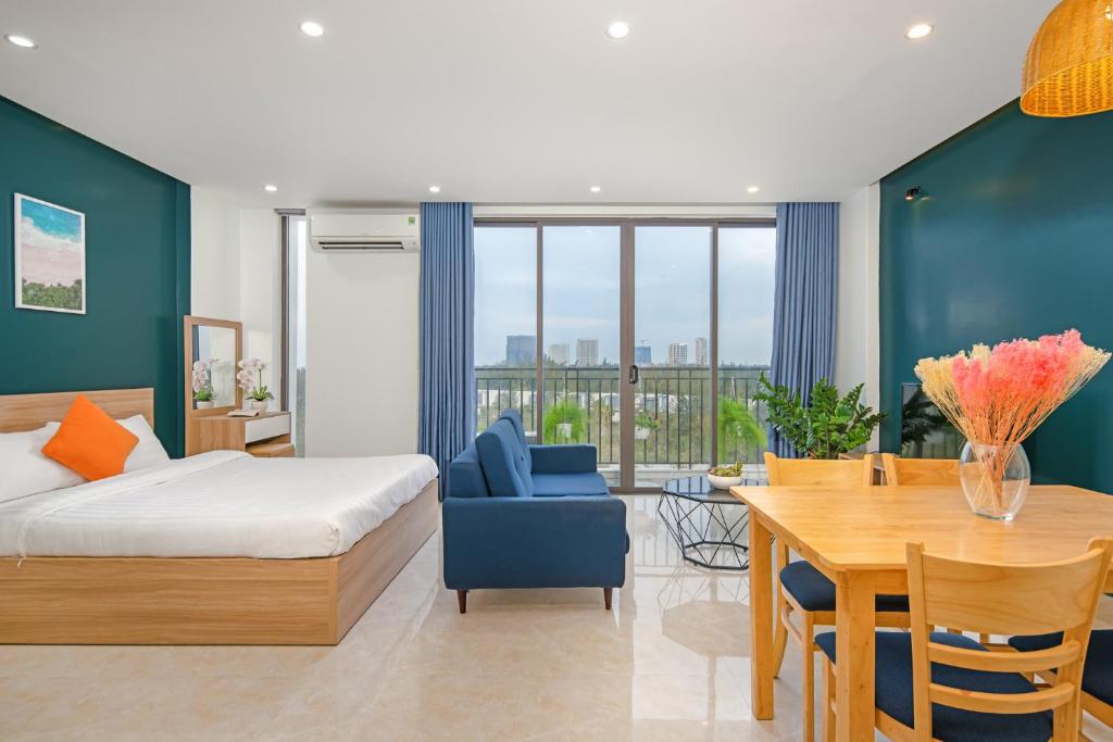 Апартаменты (Апартаменты-студио с видом на море), Suri Apartment & Hotel Danang
