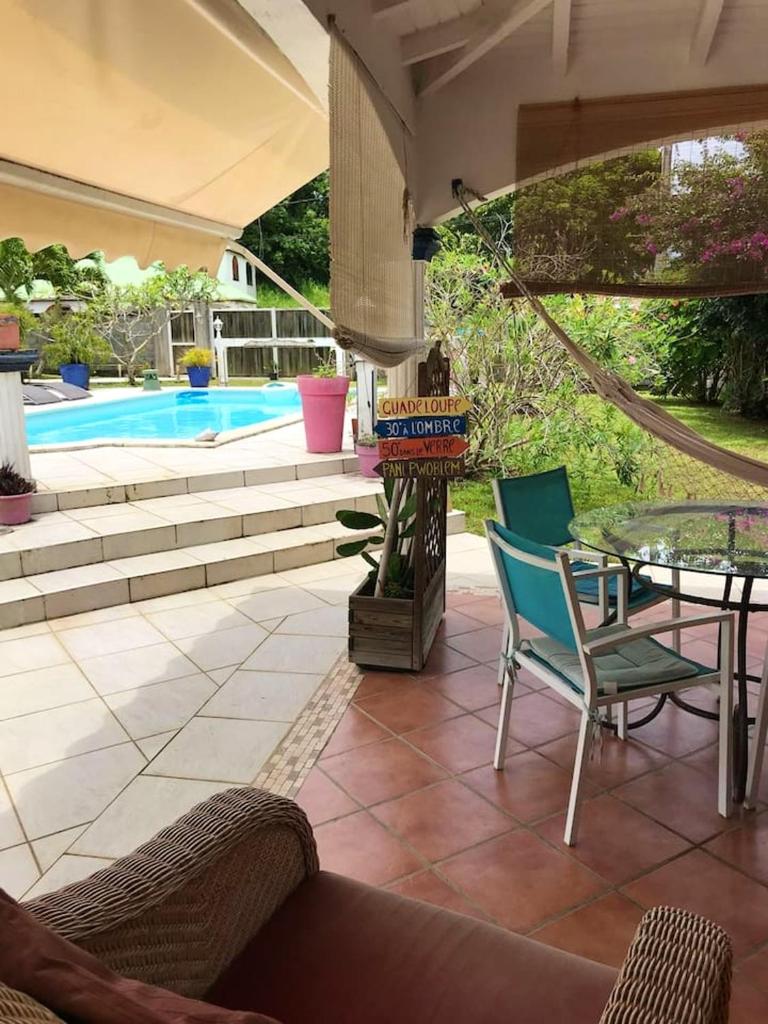 Studio avec piscine partagee jardin clos et wifi a Les Abymes