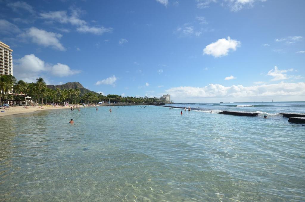 Апартаменты (Апартаменты), Kuhio Village 1208A Studio BIG Lanai & Waikiki Ocean View