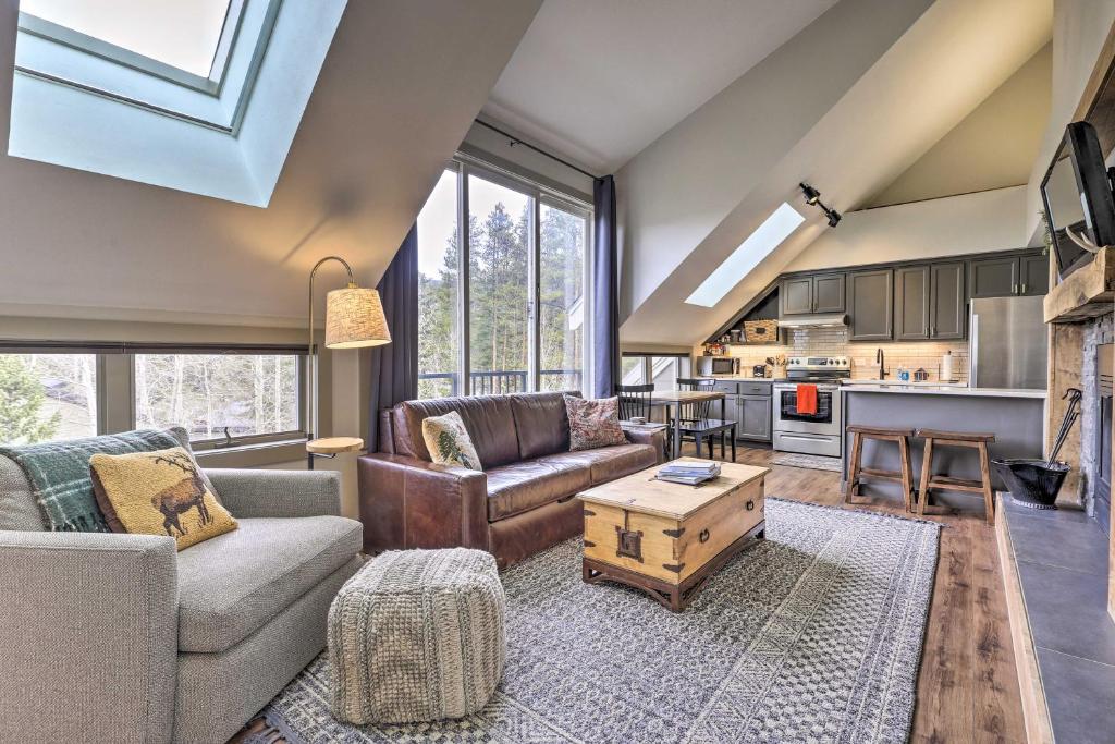 Condo with Hot Tub and Pool 2 Mi to Keystone Ski!