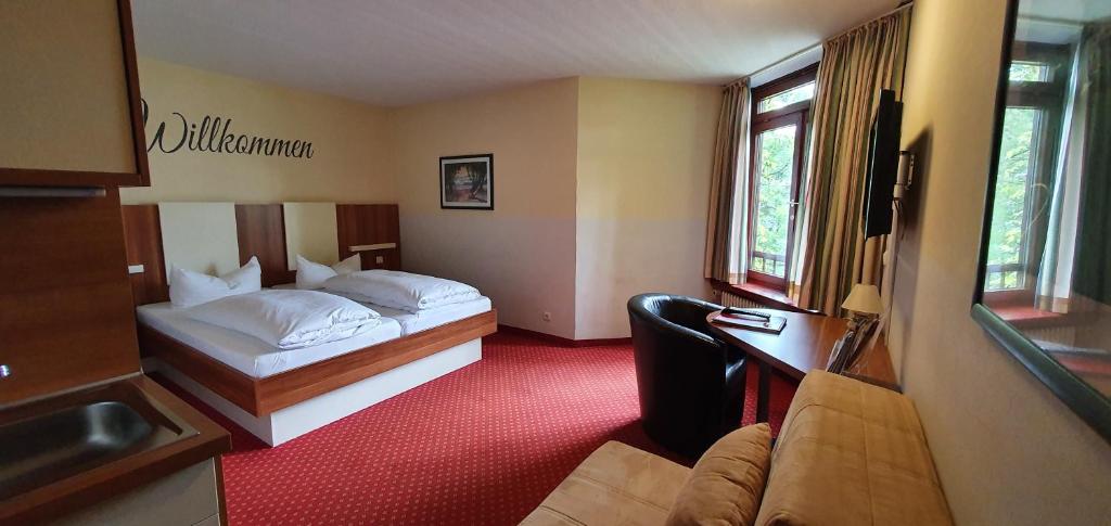 Двухместный (Двухместный номер Делюкс с 1 кроватью), Central Hotel-Apart München