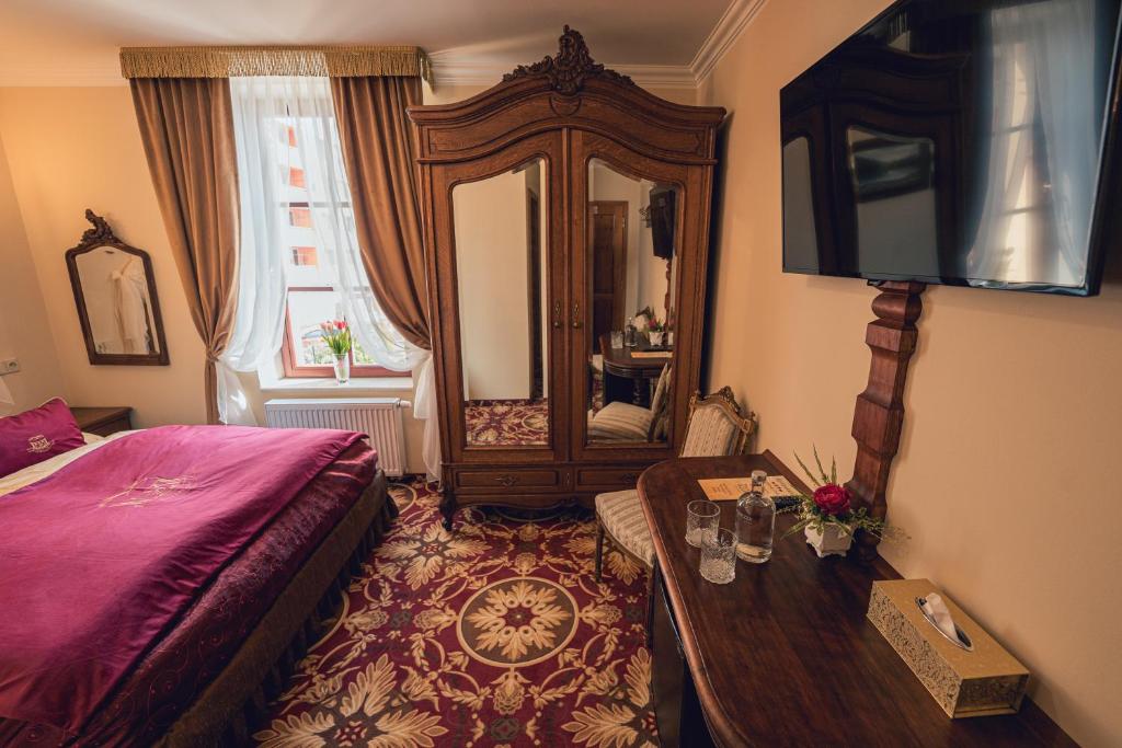Двухместный (Двухместный номер эконом-класса с 1 кроватью), Hotel Svatojánský Dvůr