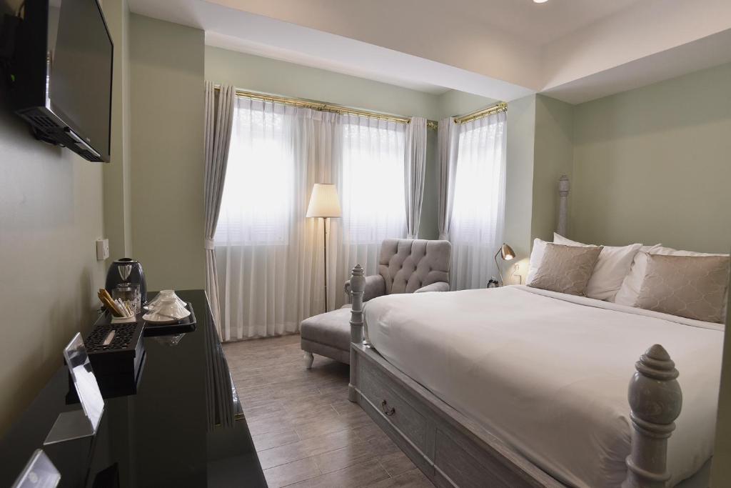 Двухместный (Двухместный номер Делюкс с 1 кроватью), Noursabah Boutique Bed Bangkok