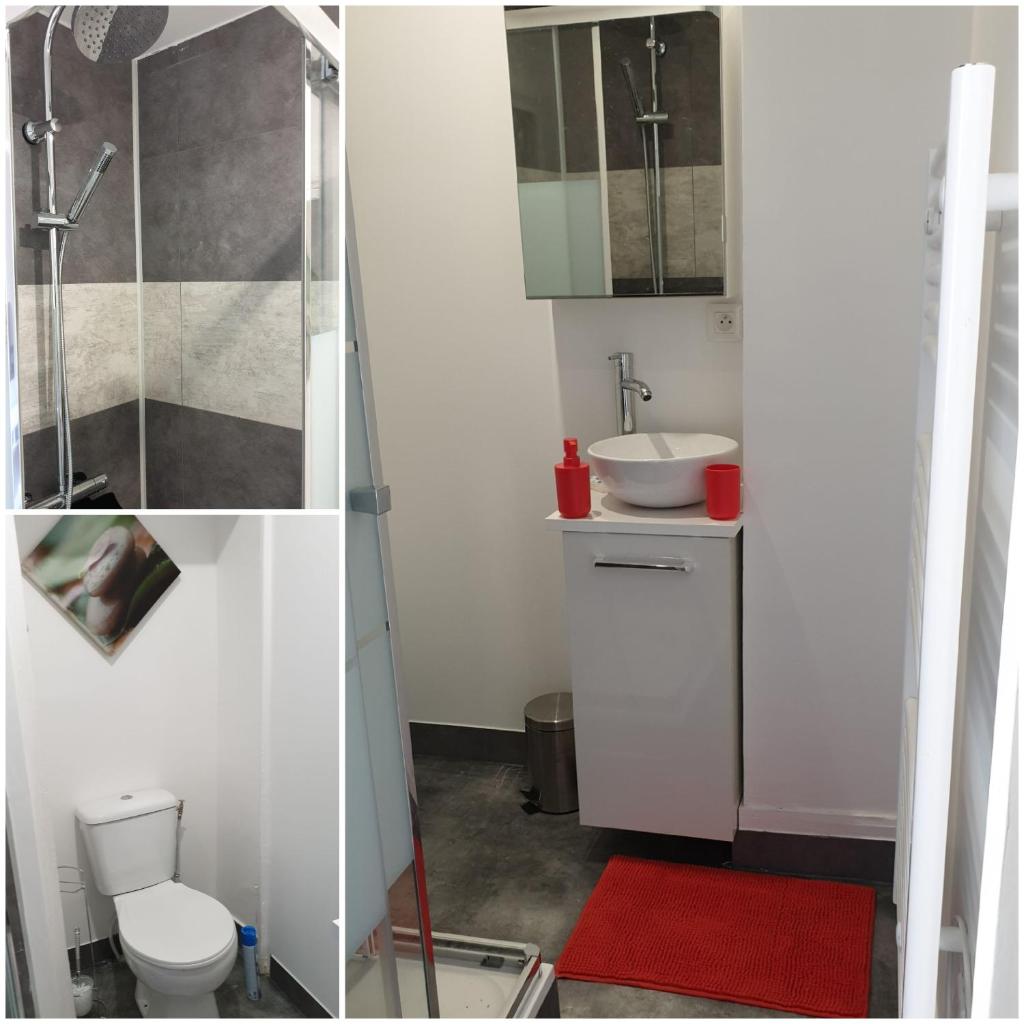 Chambres Poitiers Centre Ville - Salle de Bain, Refrigerateur, TV et machine a cafe privatifs - Cuis - 입구