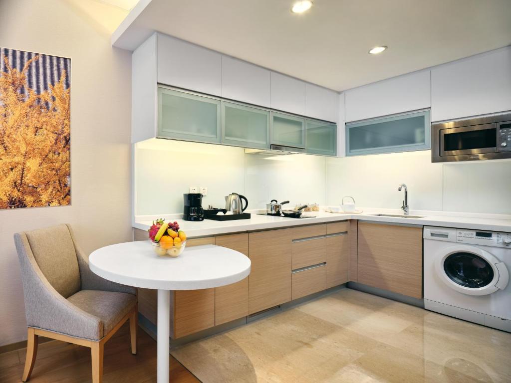 Двухместный (1 King Classic Studio With Full Kitchen), Fraser Suites Chengdu