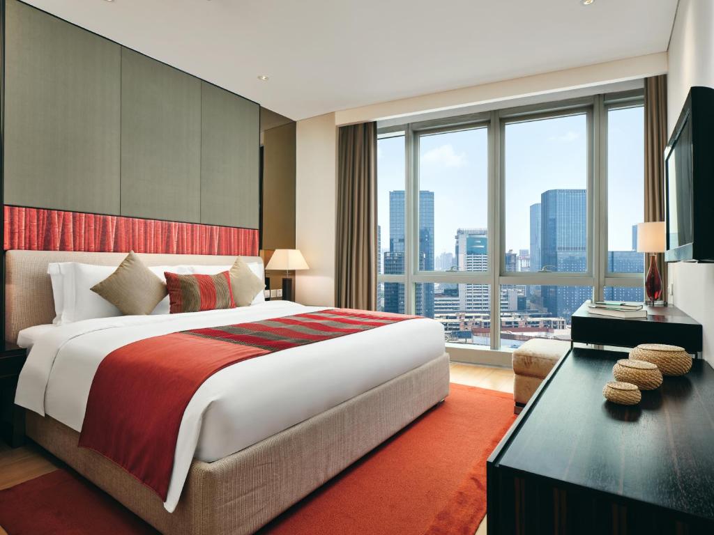 Сьюит (1 King And 2 Single 2 Bedroom Suite Balcony), Fraser Suites Chengdu