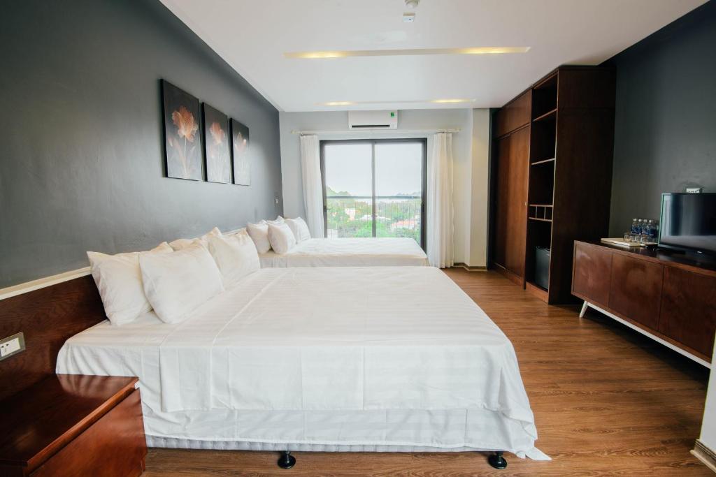 Семейный (Семейный номер Делюкс), Catba Buffalo Hostel