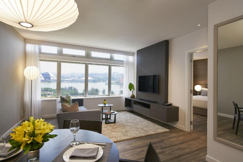 Апартаменты (Апартаменты «Премиум» с 1 спальней), PARKROYAL Serviced Suites,Singapore